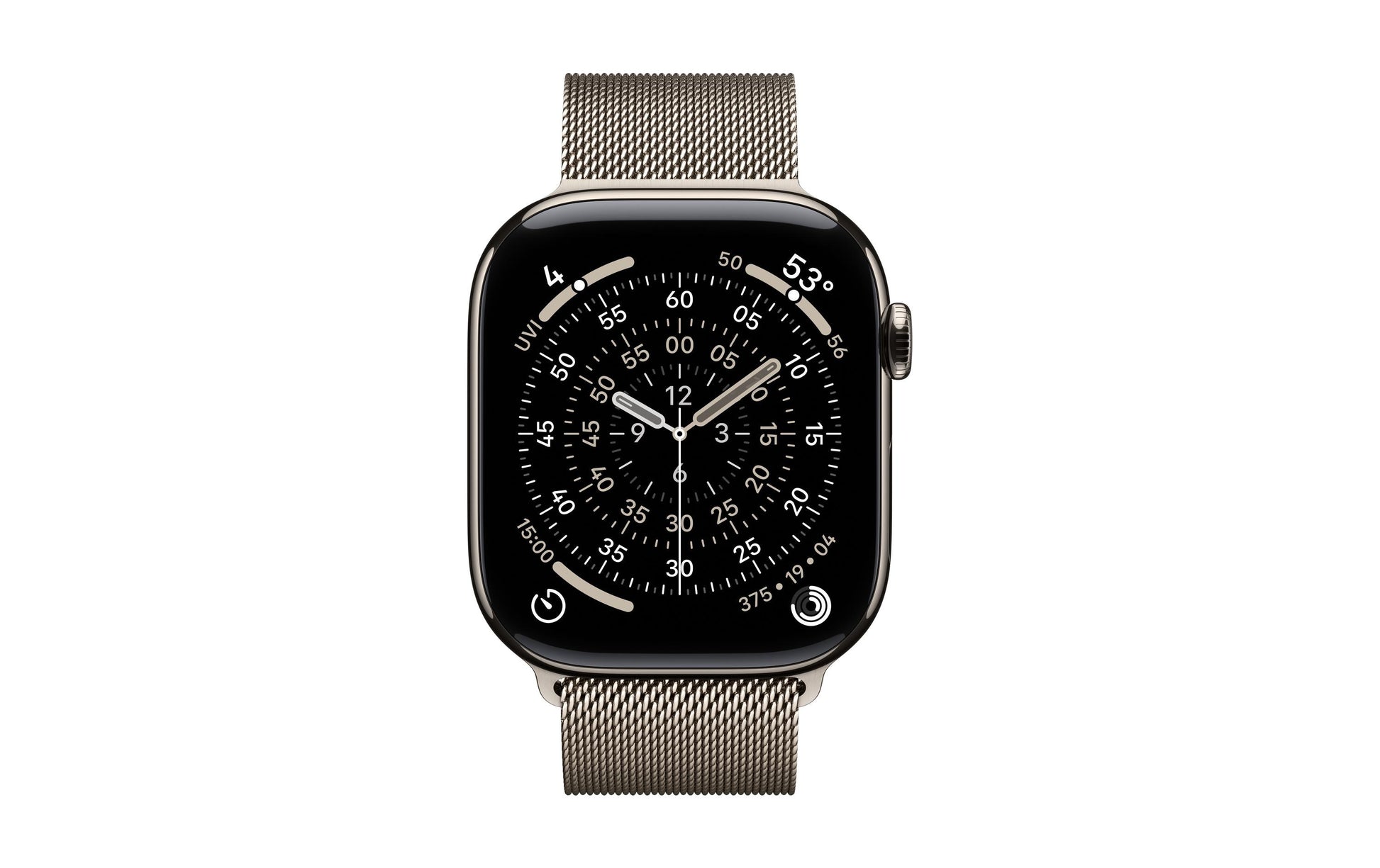 Apple Milanese Loop – Armband – für Apple Watch 46 mm, Natural, M/L