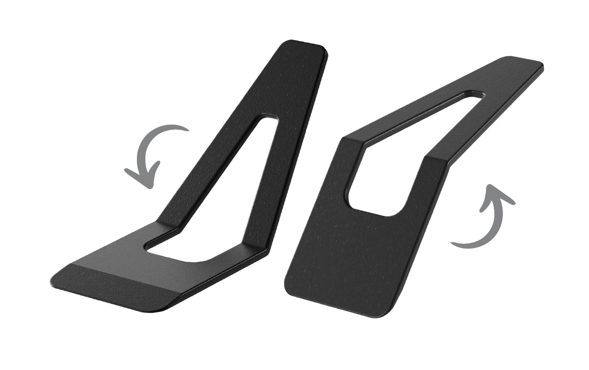 Stöckli Raclette-Spachtel 2 Stk, 5,2 × 13,7 × 2,8 cm, Kunststoff, Schwarz