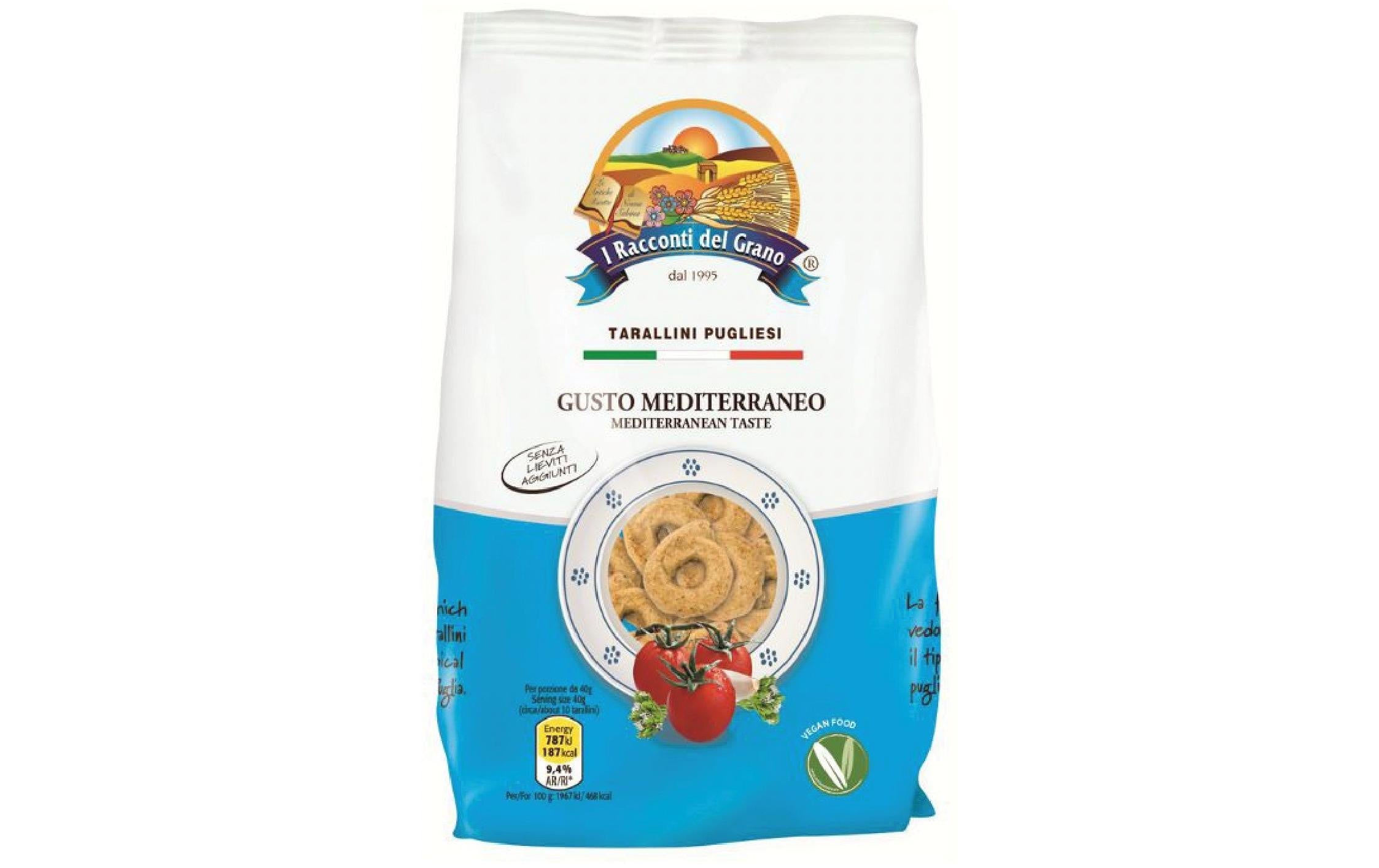 I racconti del grano Apulia Taralli – Mediterran – 250 g