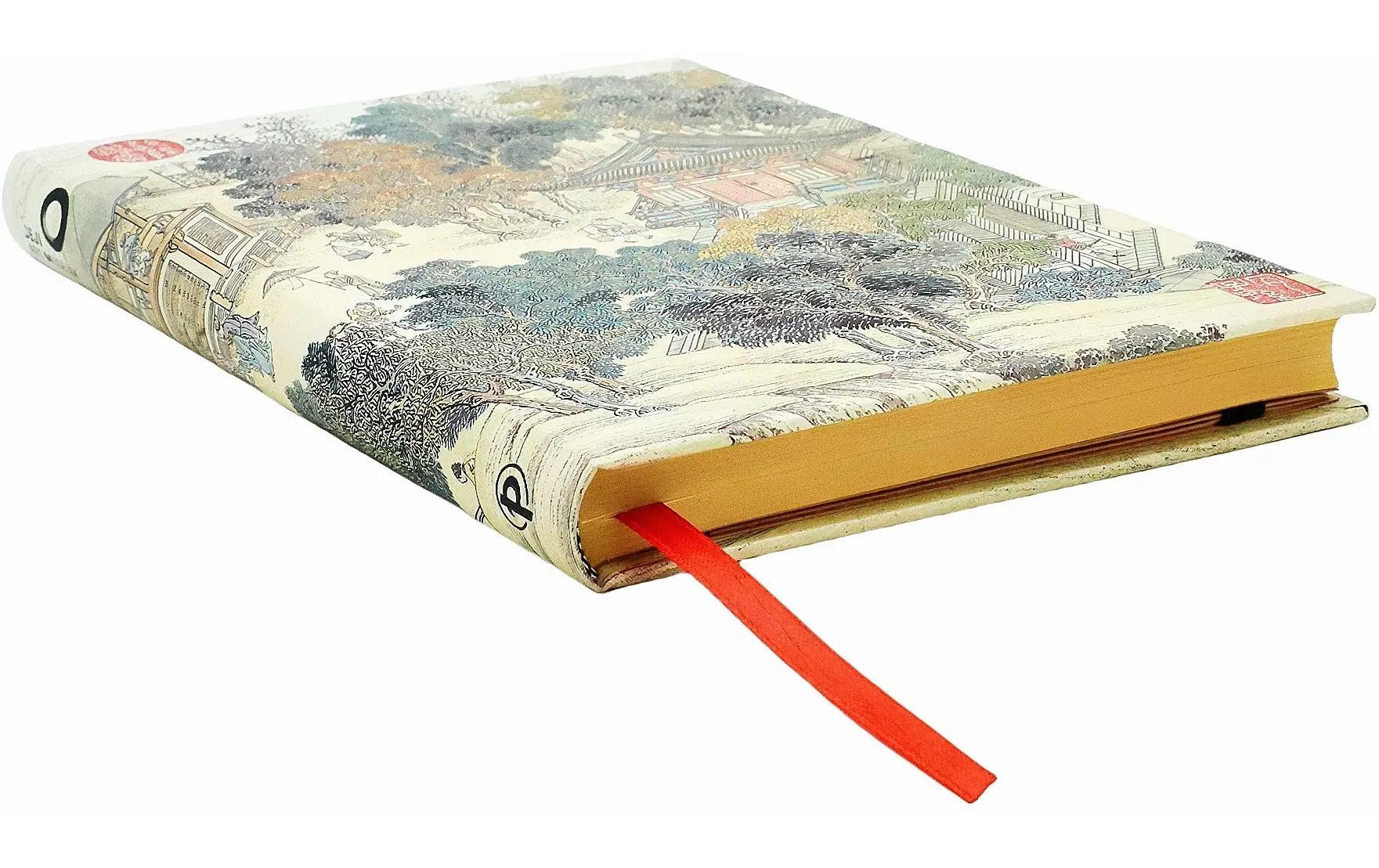 Paperblanks Notizbuch, 180 × 120 mm, liniert, Fadenheftung, Hardcover, 144 Seiten, 120 g/m² – mehrfarbig