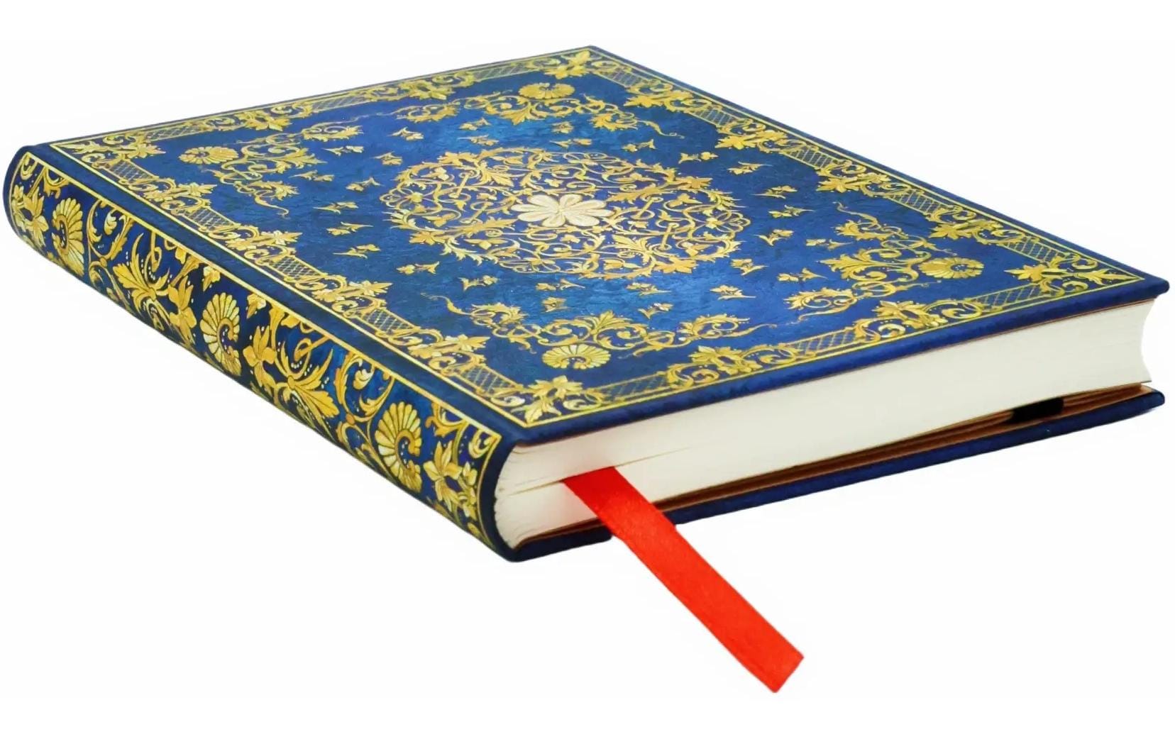 Paperblanks Notizbuch, blanko, Fadenheftung, Hardcover, 176 Seiten, 85 g/m² – dunkelblau, Sternenhimmel