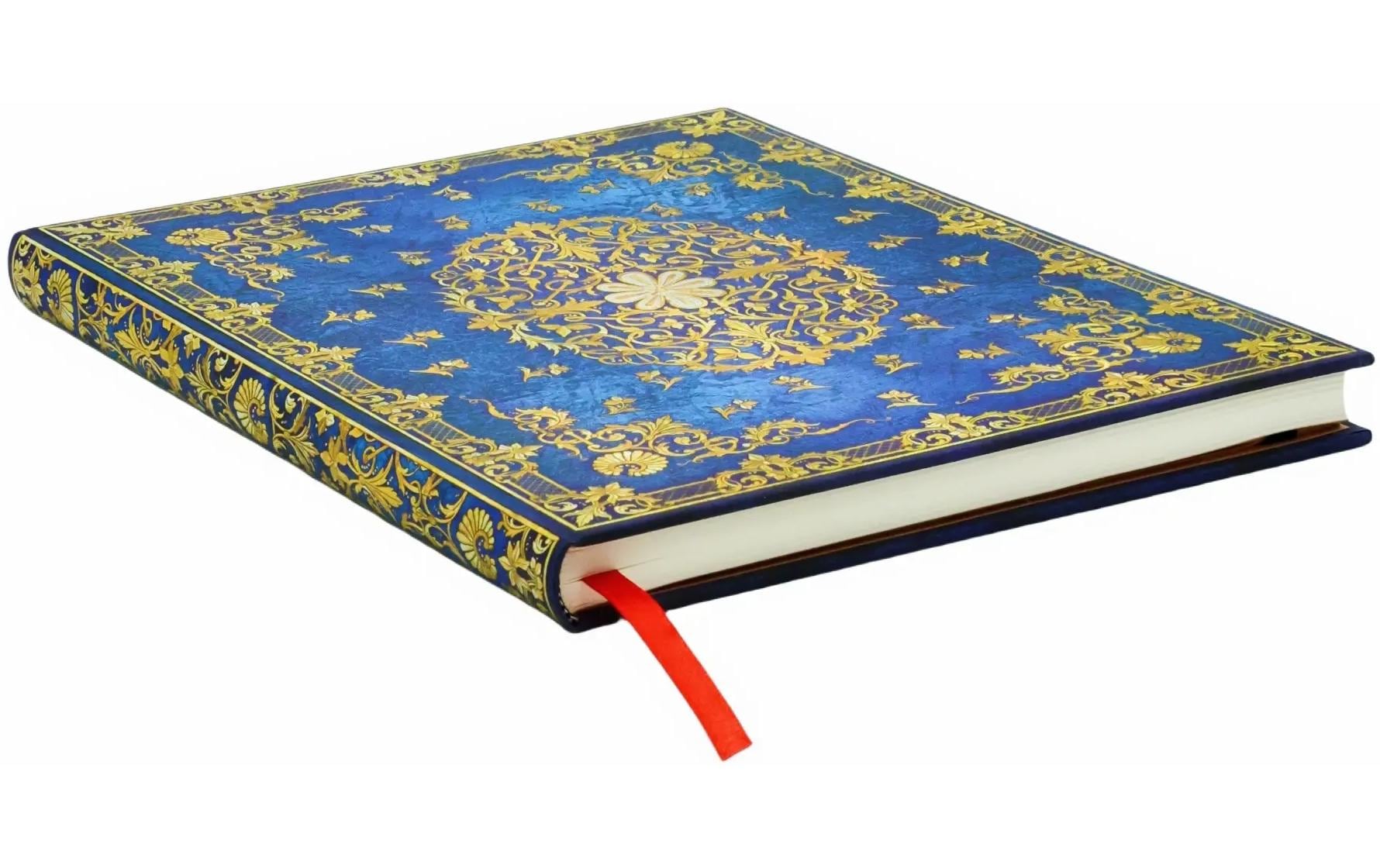 Paperblanks Notizbuch, 175 × 230 mm, liniert, Hardcover, 144 Seiten, 120 g/m² – dunkelblau, Sternenhimmel