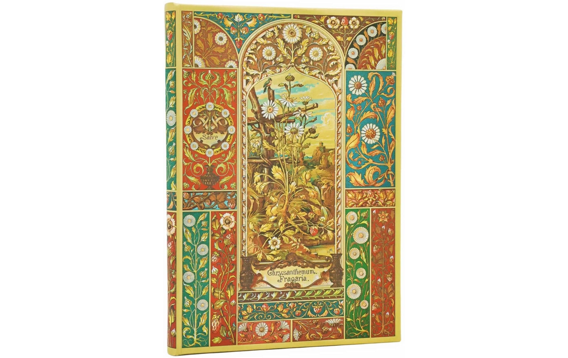 Paperblanks Notizbuch, 180 × 120 mm, liniert, 144 Seiten, Hardcover, 120 g/m² – Früchte, mehrfarbig