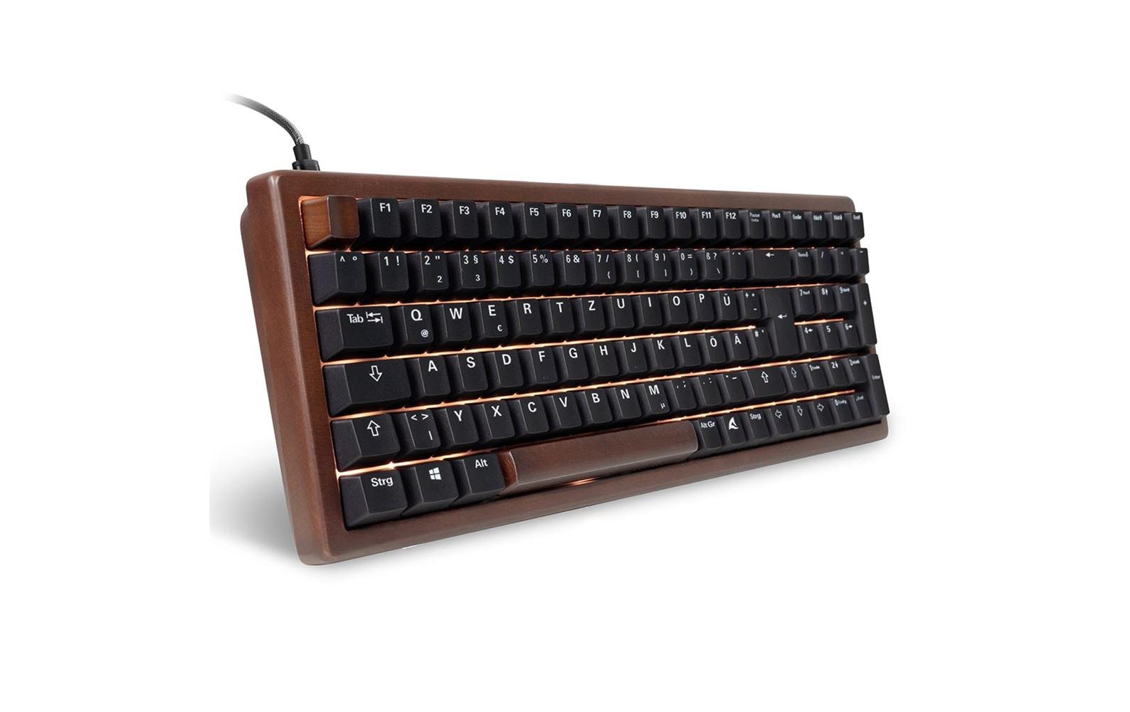 Sharkoon Skiller SGK50 S2 – Tastatur 96% – mechanisch – kabelgebunden (USB-C) – QWERTZ (DE) – RGB – Hot-Swap