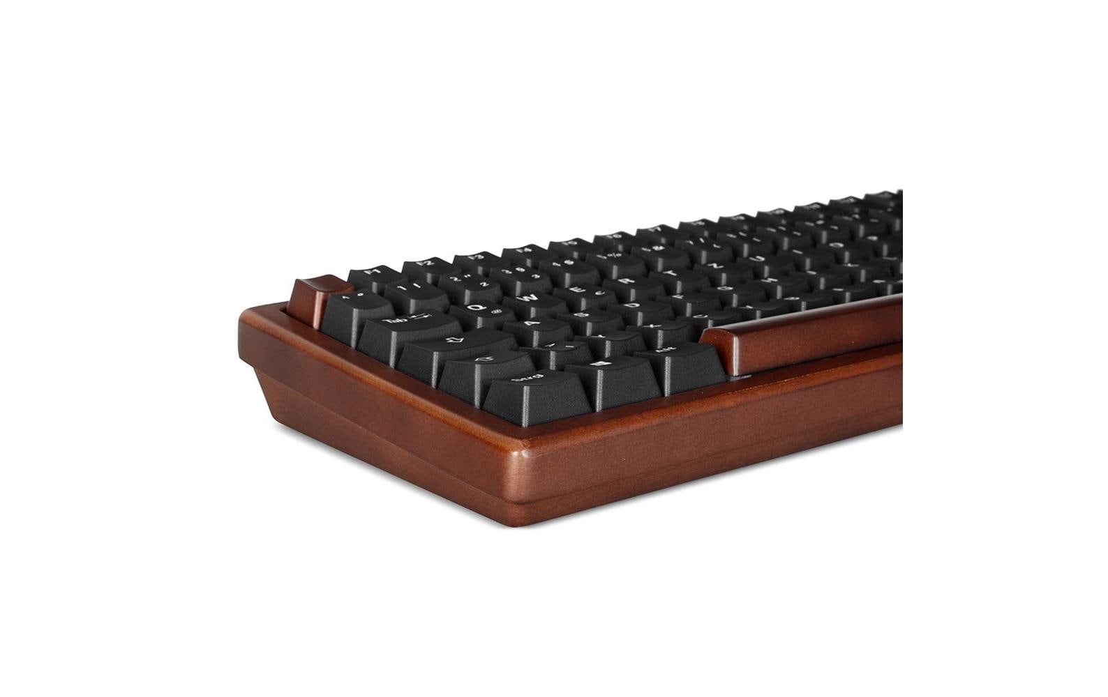 Sharkoon Skiller SGK50 S3 Wood – Tastatur 75% – Mechanisch, Hot-Swap – QWERTZ (DE) – Ohne Ziffernblock
