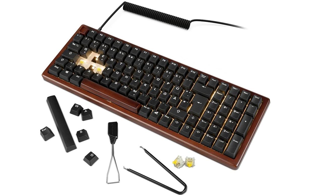 Sharkoon Skiller SGK50 S2 – Tastatur 96% – mechanisch – kabelgebunden (USB-C) – QWERTZ (DE) – RGB – Hot-Swap