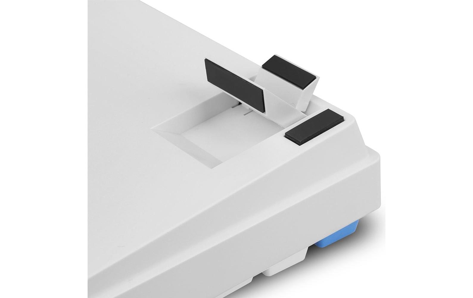 Sharkoon SKILLER SGK50 S3 PBT – Gaming-Tastatur 75% – Mechanisch, RGB – USB-C – QWERTZ (DE) – Weiss