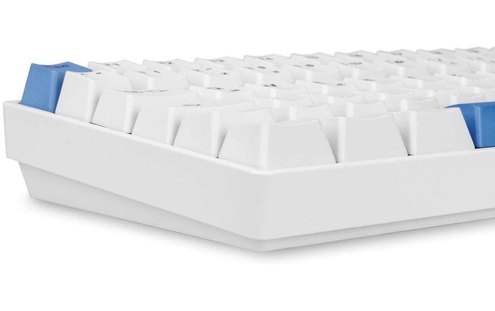 Sharkoon SKILLER SGK50 S3 PBT – Gaming-Tastatur 75% – Mechanisch, RGB – USB-C – QWERTZ (DE) – Weiss