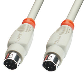 Lindy PS/2 Kabel PS/2 zu PS/2 – 2 m, Grau