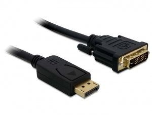 Delock DisplayPort auf DVI-D Kabel DP 1.1 1920×1200 60 Hz – 2 m