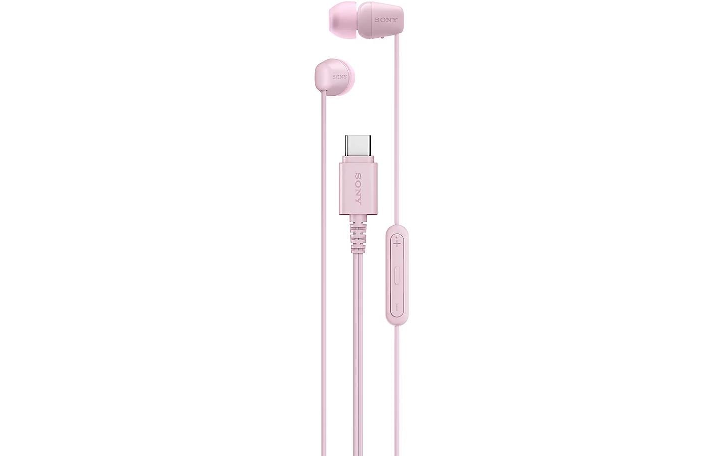 Sony IER-EX15C In-Ear Headset – Kabel (USB-C), Rosa