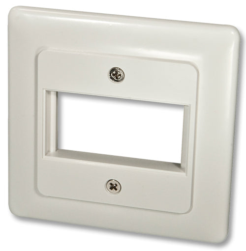 Lindy Wandbox für Snap-in-Modul, Kunststoff, 50×50 mm, weiss