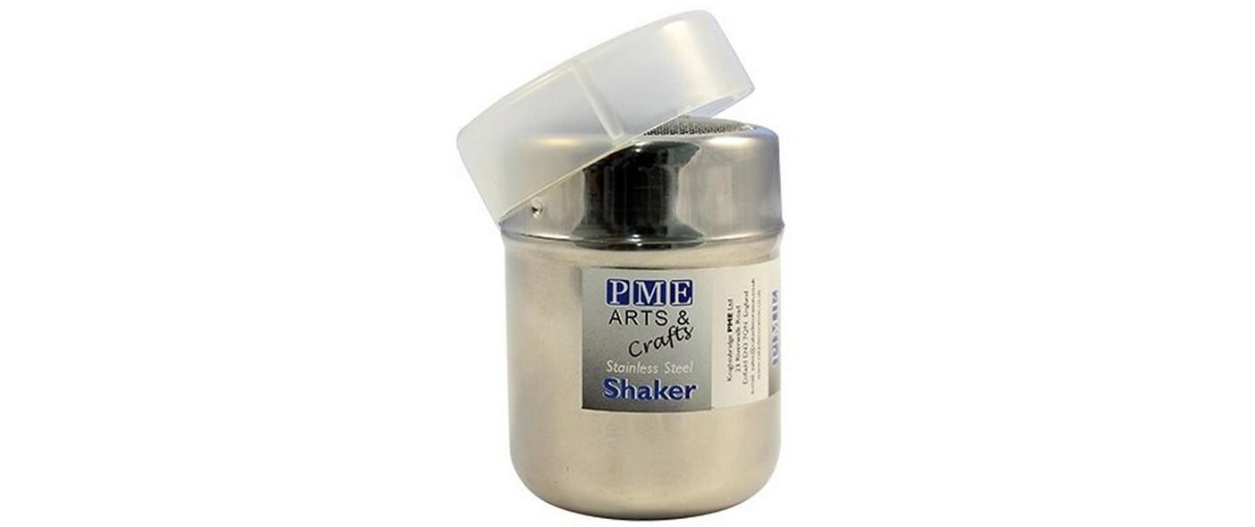 PME Streudose, 8 cm, Edelstahl, silber, für Puderzucker