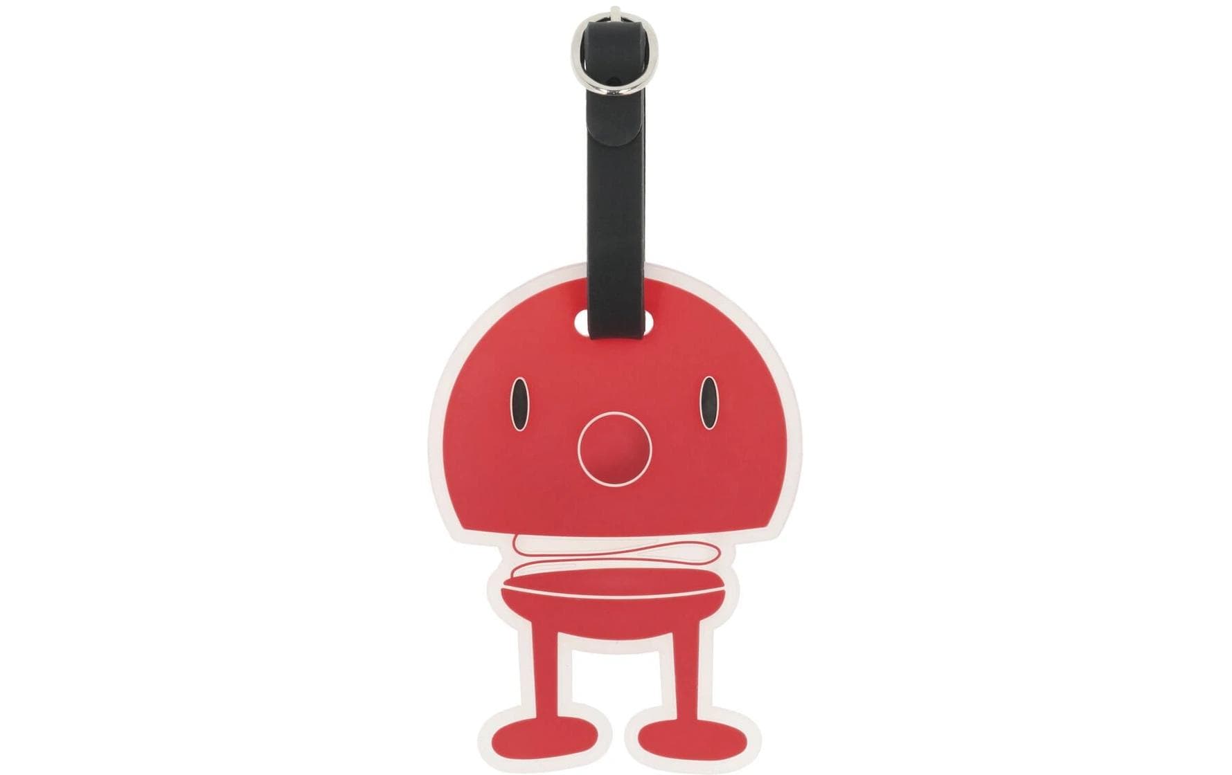 Hoptimist Gepäckanhänger – 80×105×7 mm – Rot – Silikon – 1 Stk.