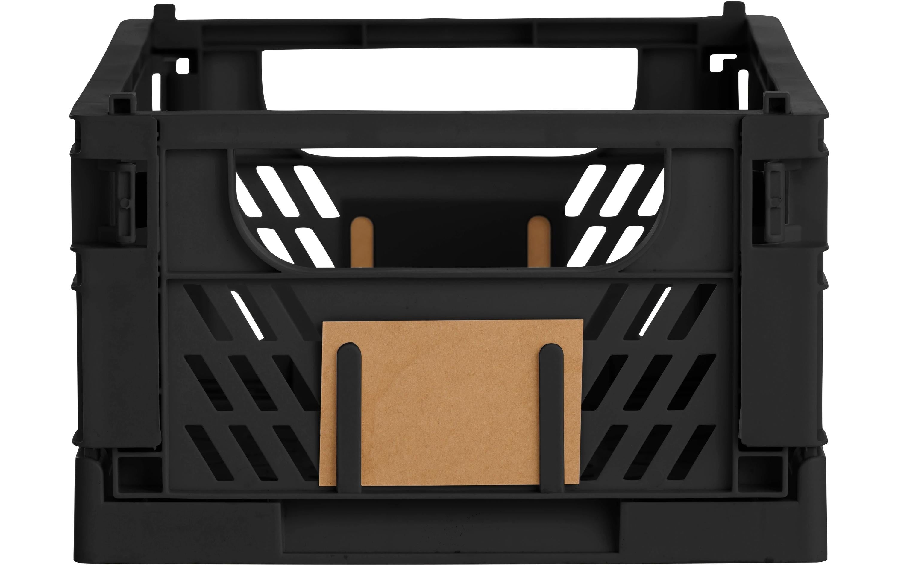 Schou Aufbewahrungsbox 27,6 l – Kunststoff – Schwarz – 330 × 150 × 245 mm