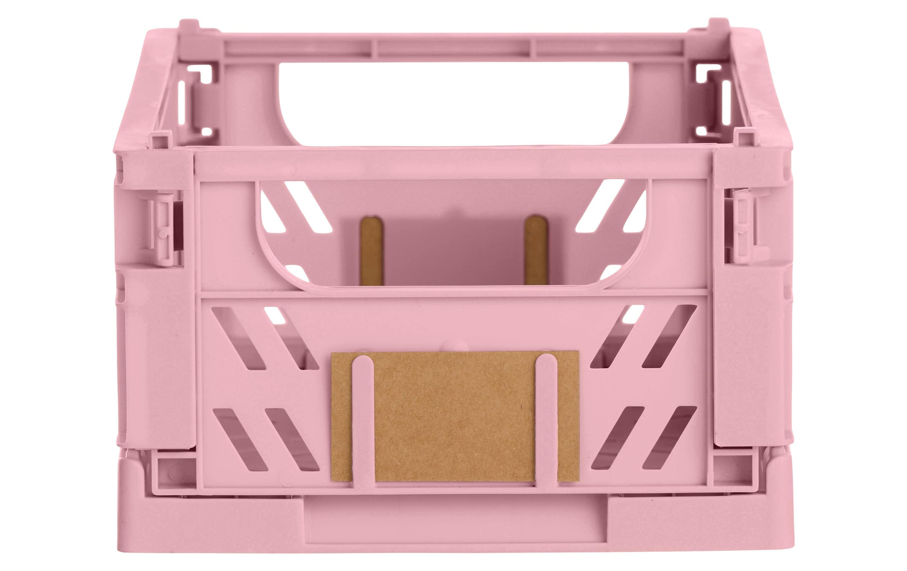 Schou Aufbewahrungsbox 1,2 l – Kunststoff – Rosa – 170 × 70 × 125 mm