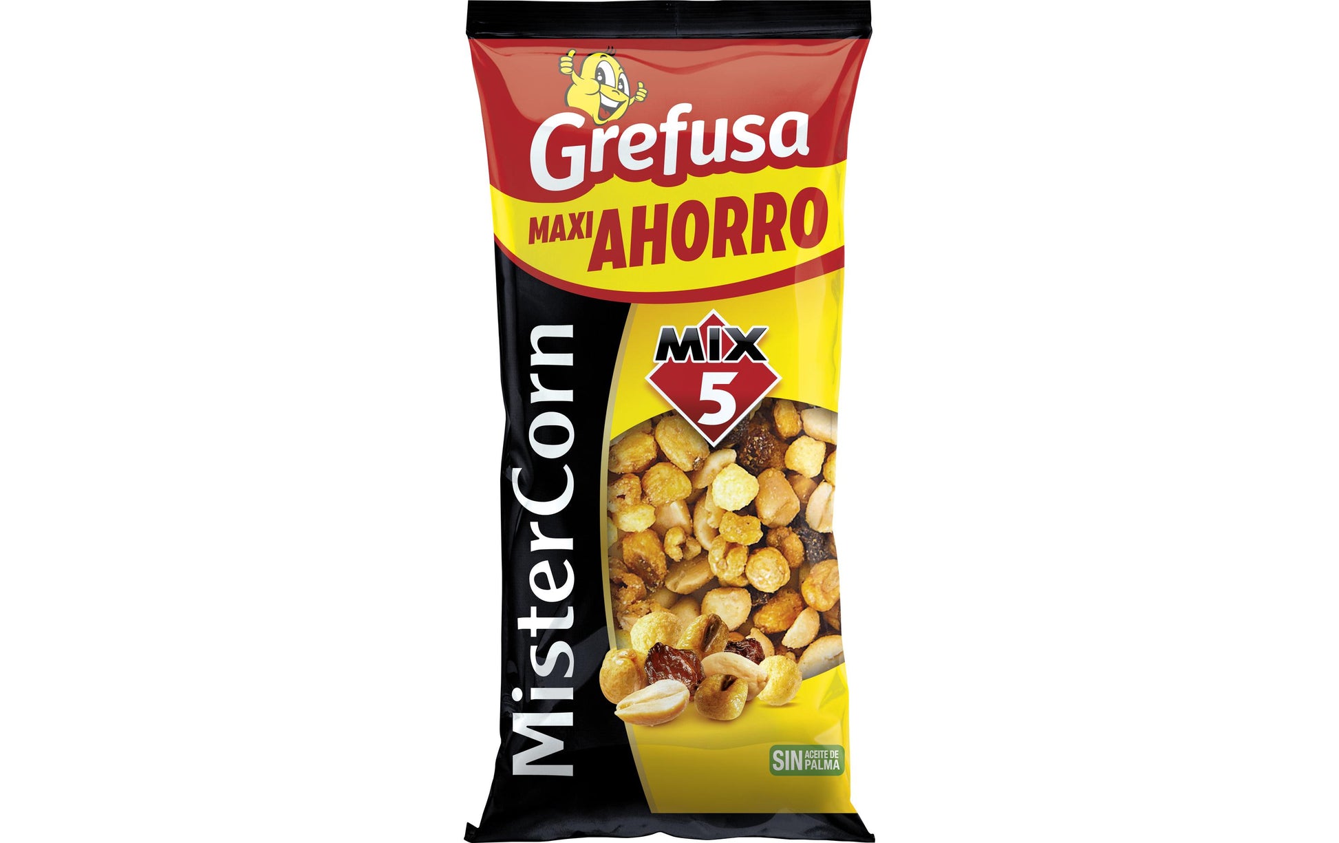 Grefusa Mix 5 Snack-Cocktail – Barbecue, vegan – 300 g