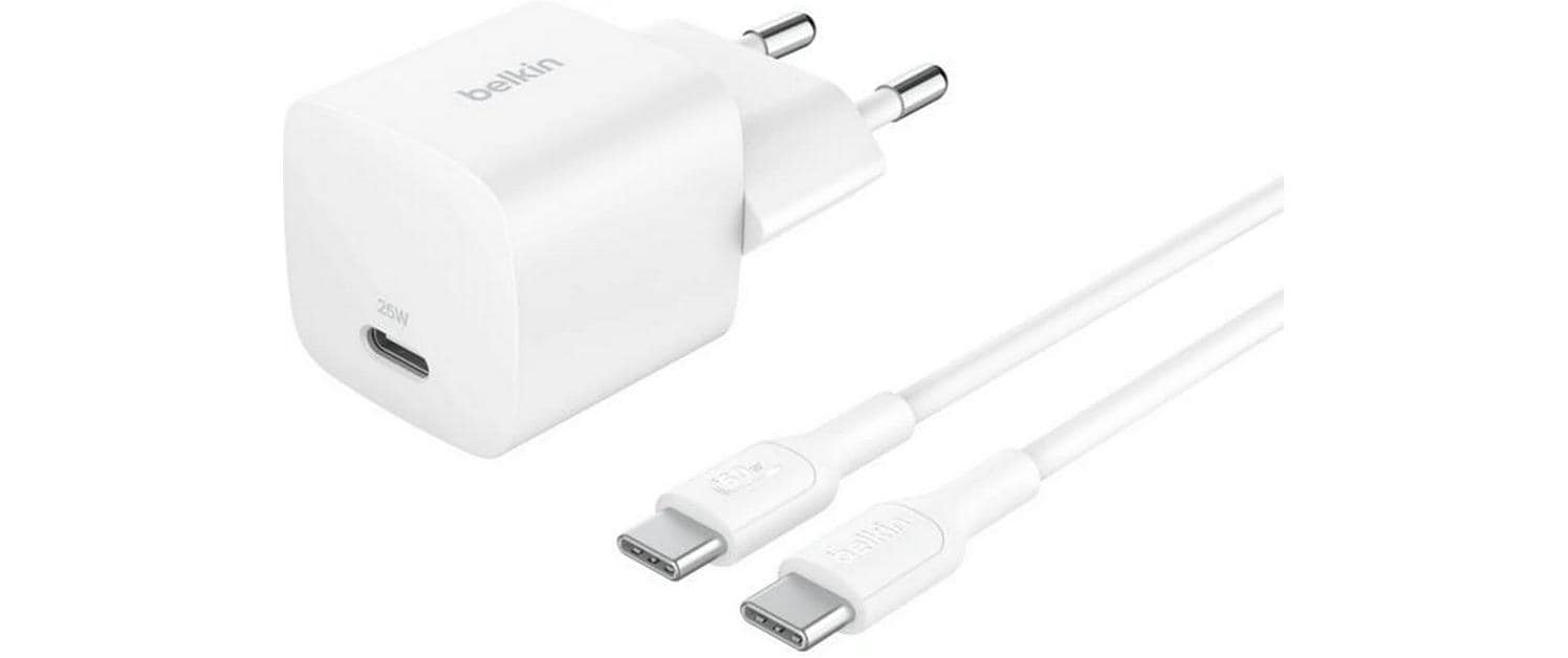 Belkin BOOSTCHARGE Ladegerät – 25 W, 1× USB-C, PD, PPS