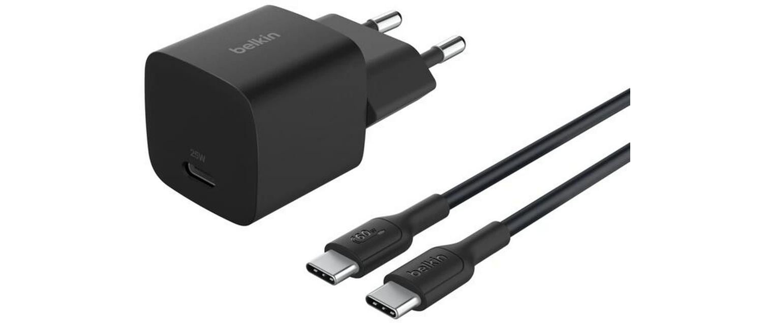 Belkin BOOSTCHARGE Ladegerät – 25 W, 1× USB-C, PD, PPS