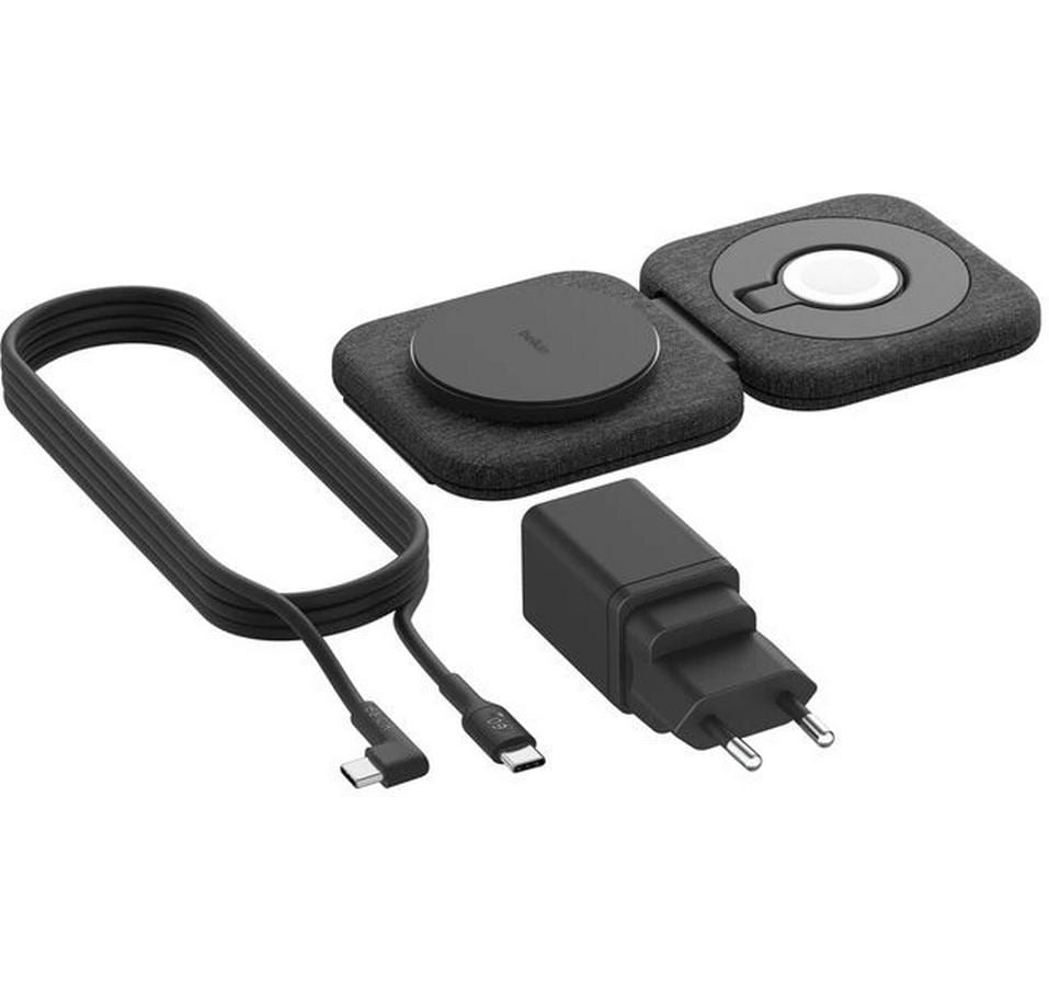 Belkin BOOSTCHARGE PRO 2-in-1 Ladestation – Qi2, magnetisch