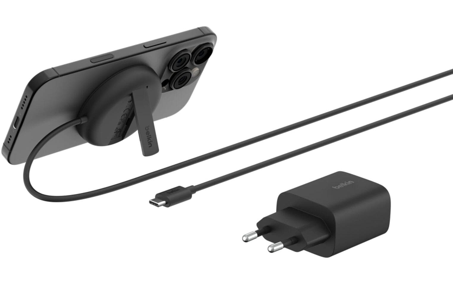Belkin BOOSTCHARGE PRO Qi2 Ladegerät – Qi, magnetisch, inkl. Netzteil