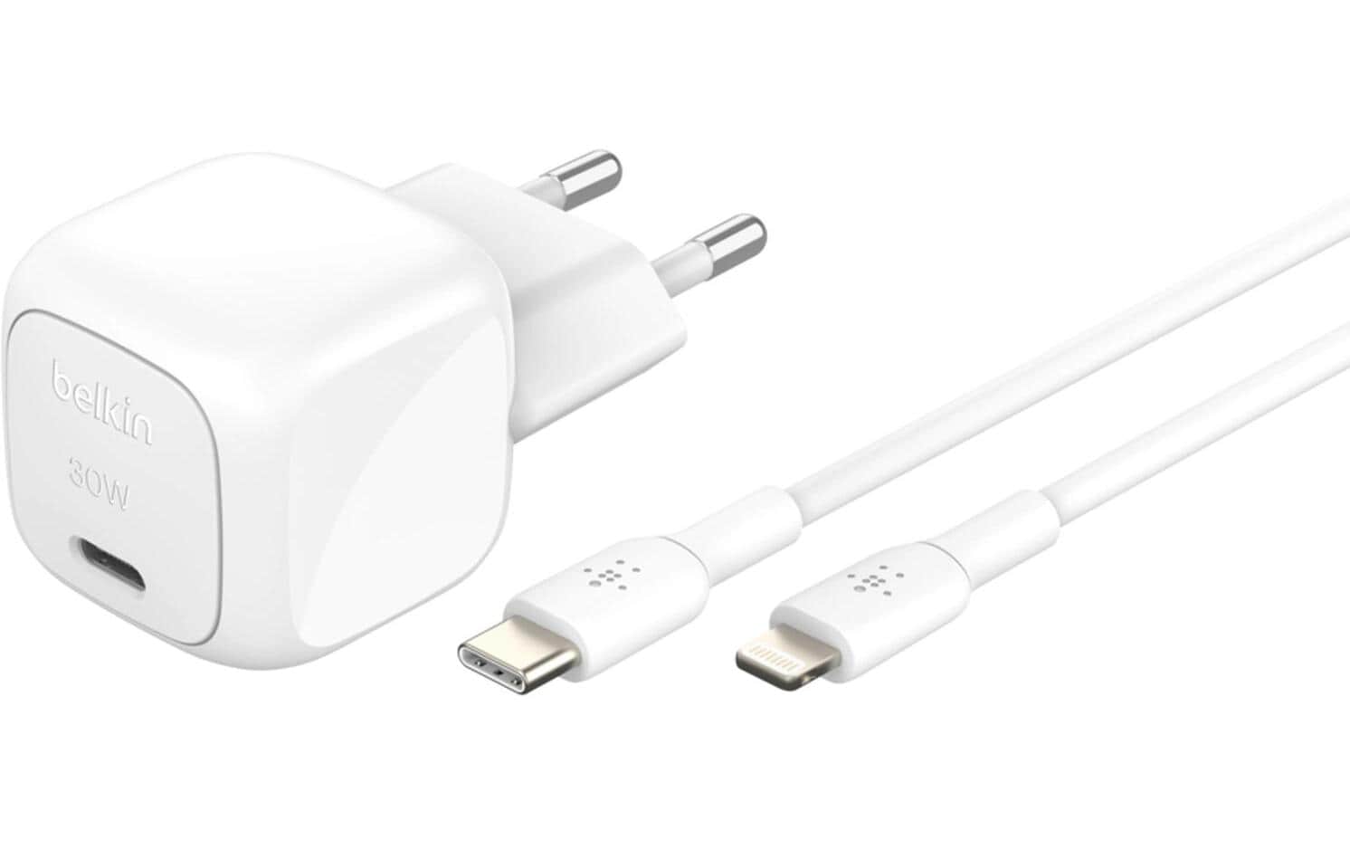 Belkin BOOSTCHARGE Netzteil – 30 W, 1× USB-C, PD, PPS