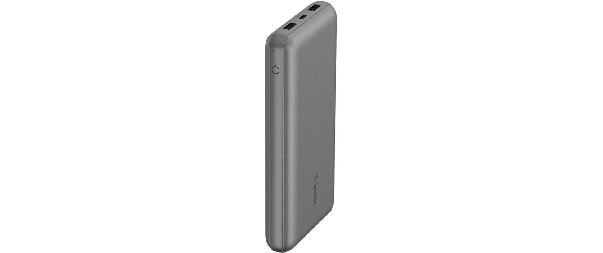 Belkin Powerbank 20000 mAh, PD 39 W, 1× USB-C, 2× USB-A, für Smartphones, Tablets und Smartwatches, Grau