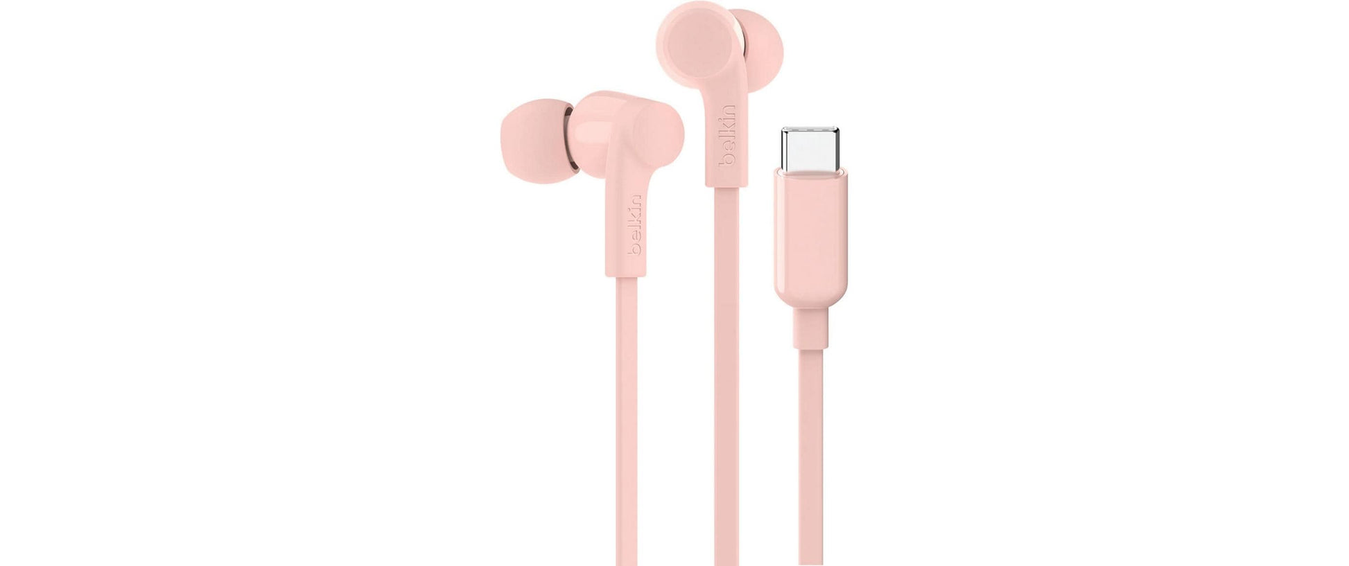 Belkin ROCKSTAR – In-Ear Kopfhörer – USB-C, Lautstärkeregler – Rosa