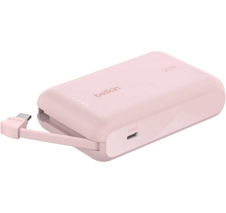 Belkin Powerbank 10000 mAh, PD, Rosa