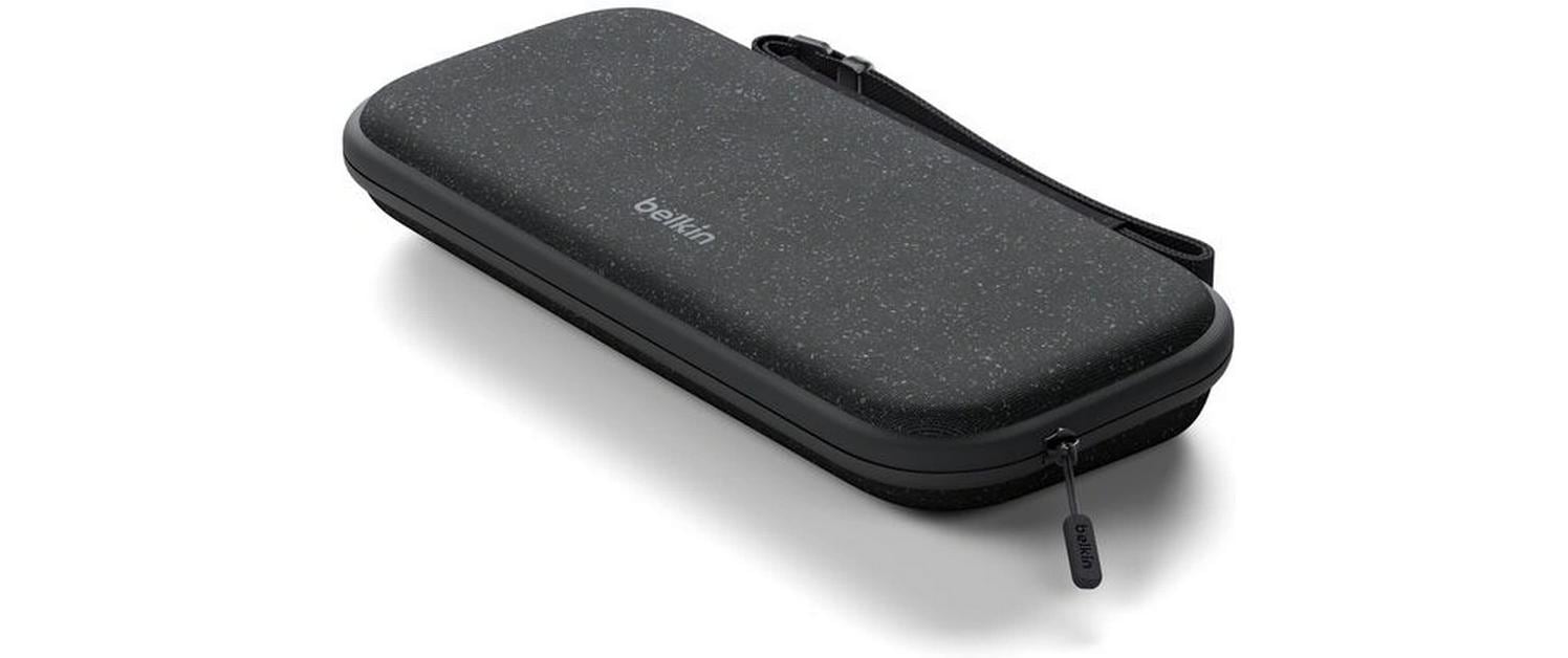 Belkin Hartschalenkoffer – mit Reissverschluss, Spielkartensteckplatz – für Nintendo – 145×46×293 mm – schwarz