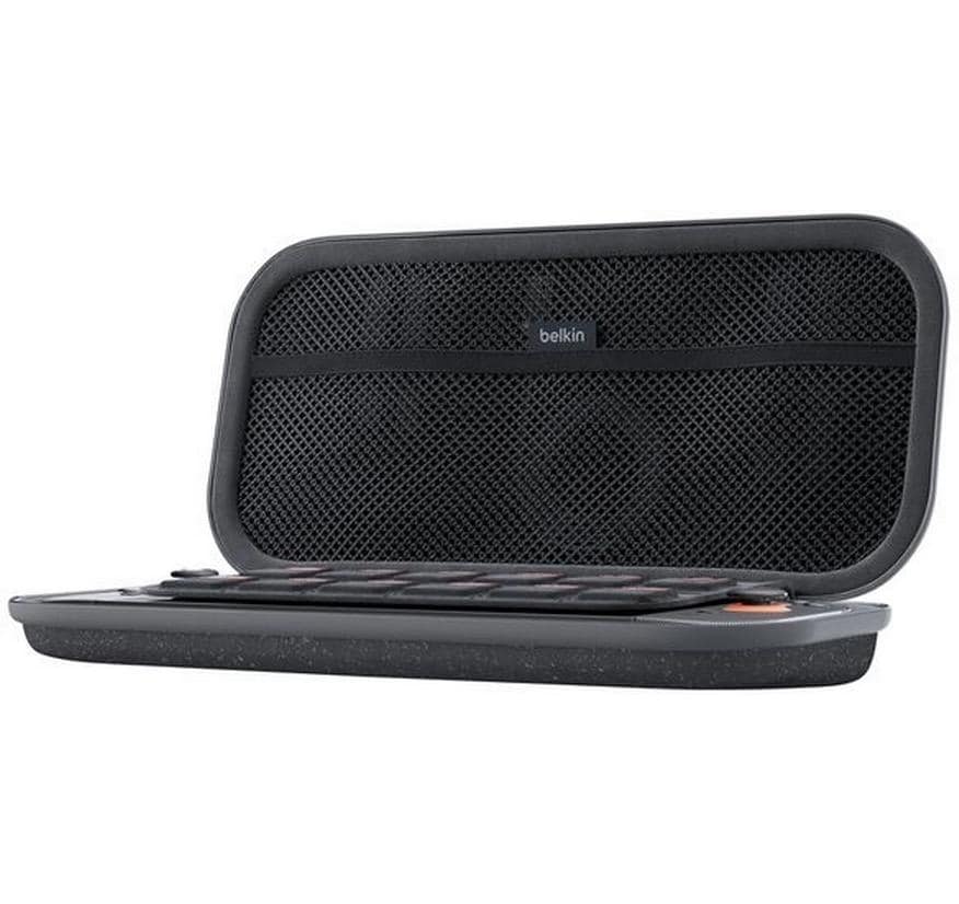 Belkin Hartschalenkoffer – mit Reissverschluss, Spielkartensteckplatz – für Nintendo – 145×46×293 mm – schwarz