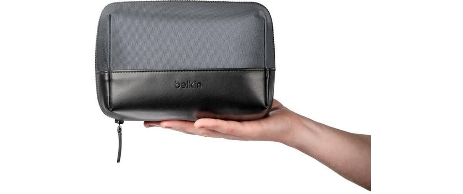 Belkin Reissverschlusstasche – 1 l – Schwarz – Leder/PES – 1 Stk.