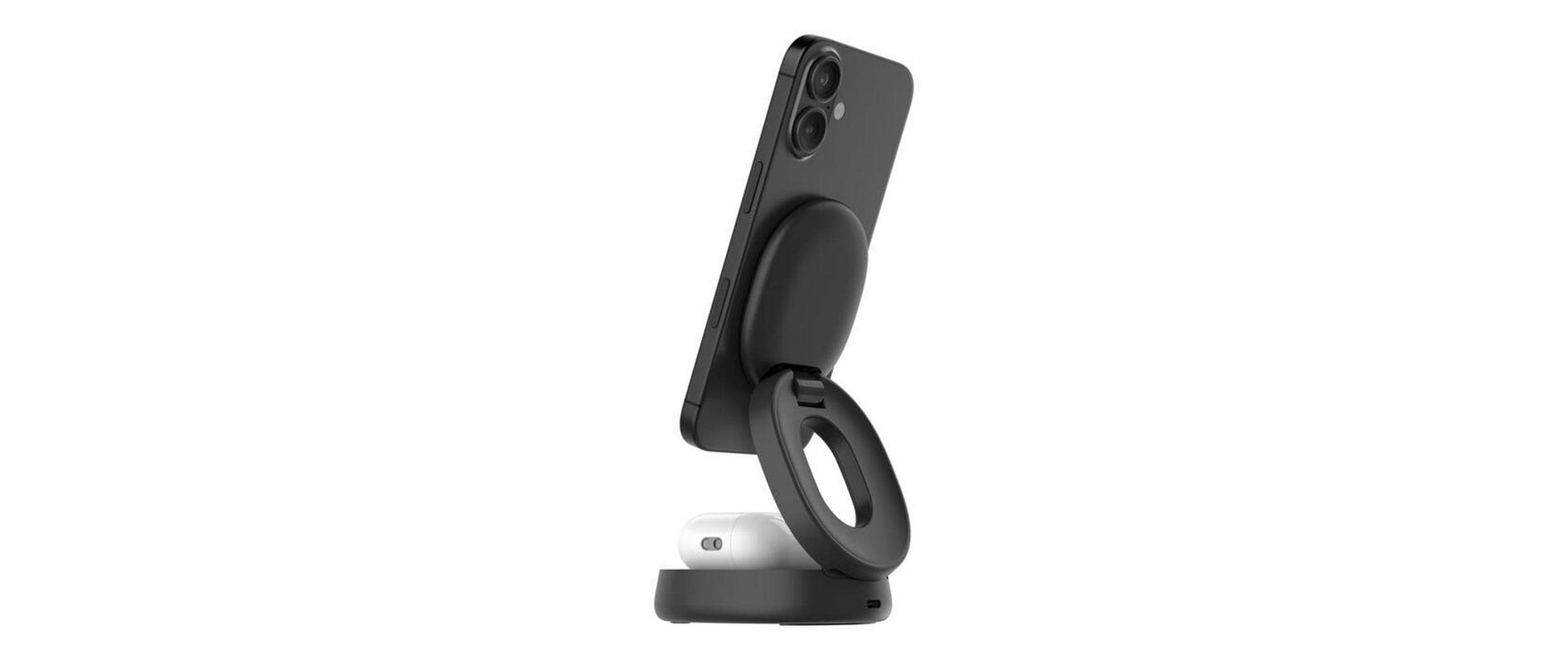 Belkin BOOSTCHARGE Ladestation – 15 W, Qi2, magnetisch, verstellbar, 2-in-1