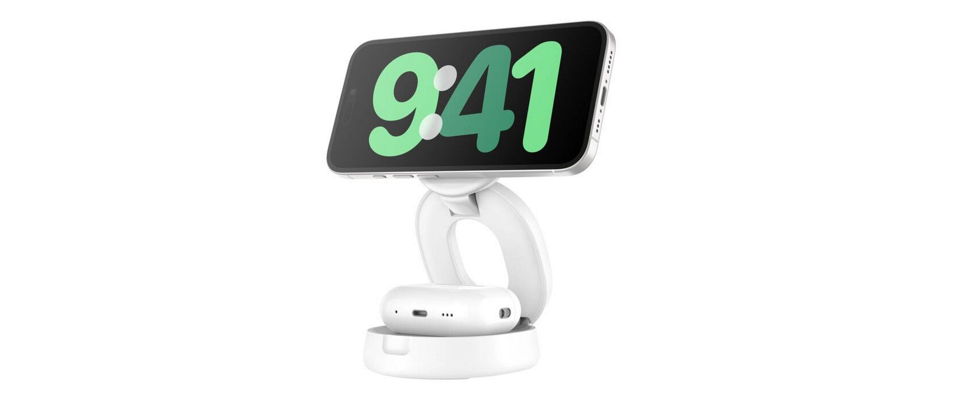 Belkin BoostCharge Ladestation – 15 W, Qi, verstellbar, magnetisch