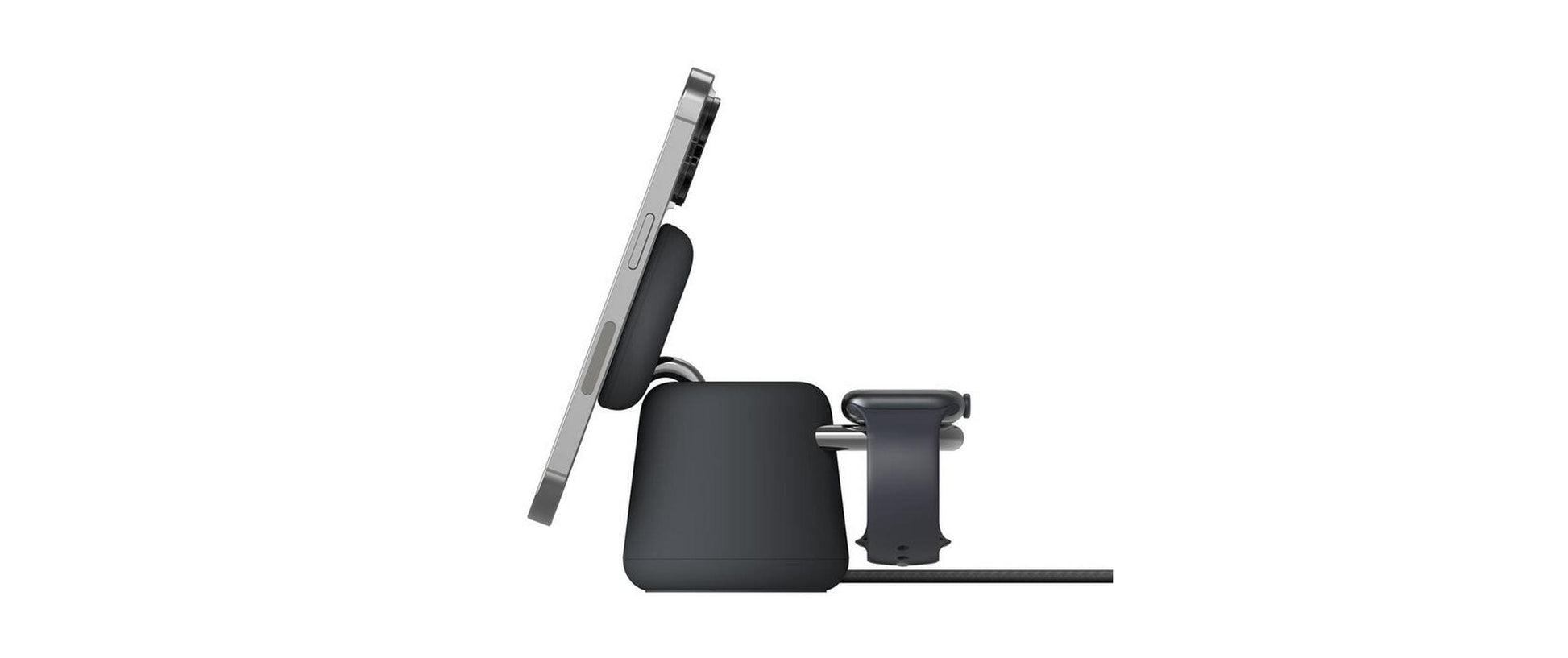 Belkin Ladestation – 15 W, Qi, magnetisch, 2-in-1