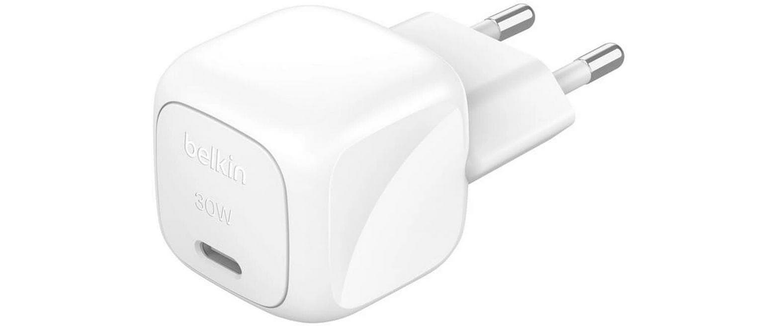 Belkin BOOSTCHARGE Ladegerät – 30 W, 1× USB-C, PD, PPS, mit 1 m Kabel