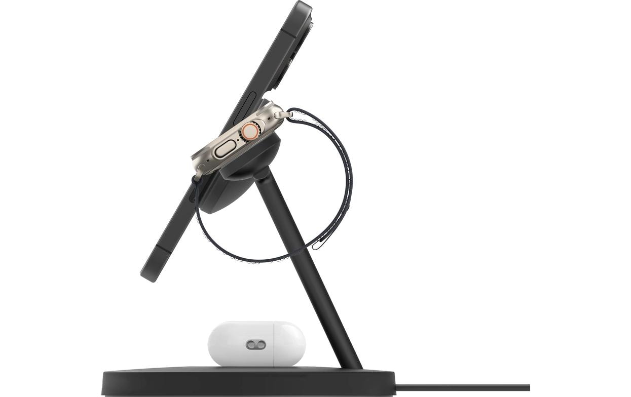 Belkin Boost Charge Pro 3-in-1 Ladestation – 15 W, Qi2, magnetisch – für Apple Watch