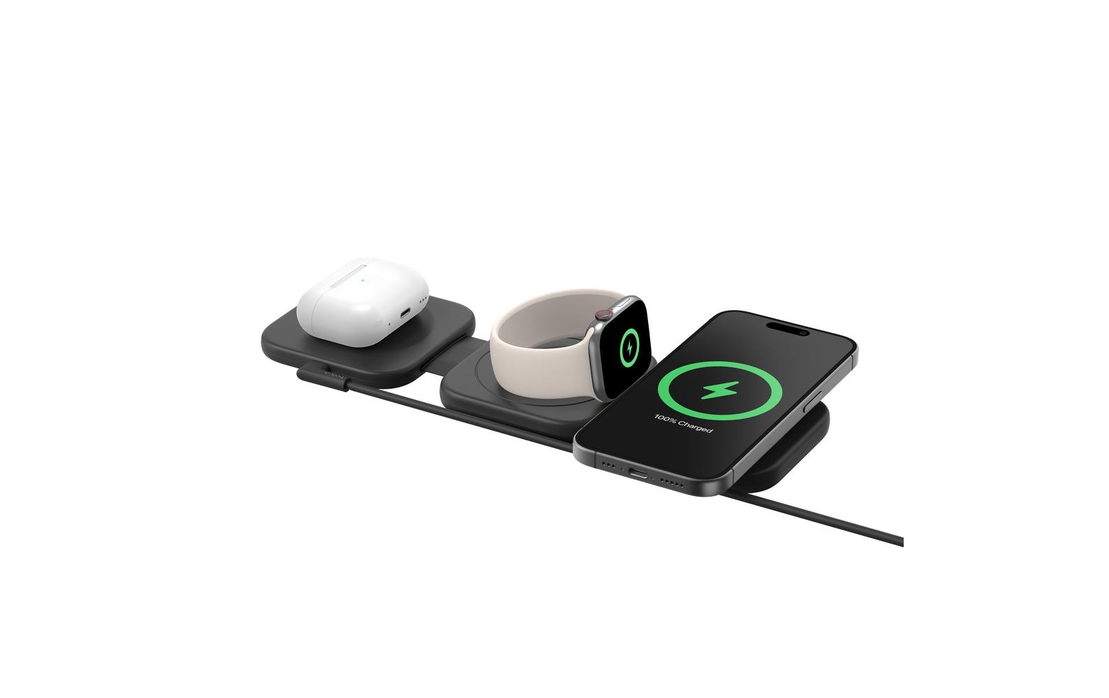 Belkin BOOST CHARGE PRO Ladegerät – 15 W, Qi2, 3-in-1, magnetisch