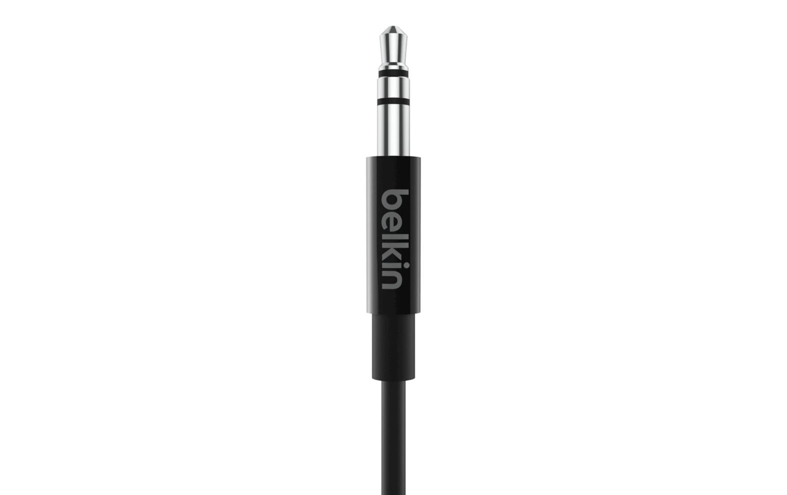 Belkin Audio-Adapterkabel USB-C (Stecker) auf 3,5 mm Klinke (Buchse) – 0,9 m, schwarz