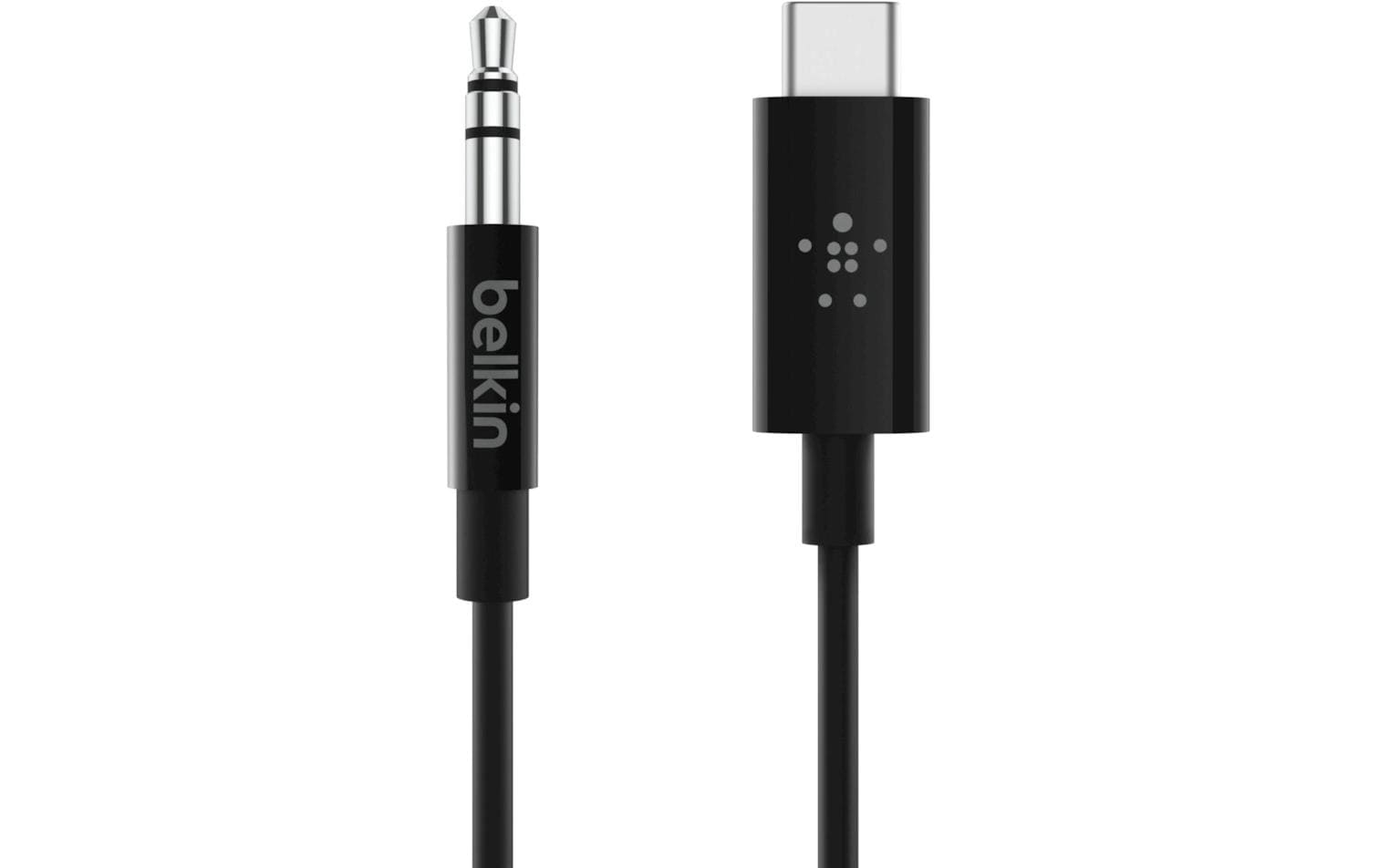 Belkin Audio-Adapterkabel USB-C (Stecker) auf 3,5 mm Klinke (Buchse) – 0,9 m, schwarz