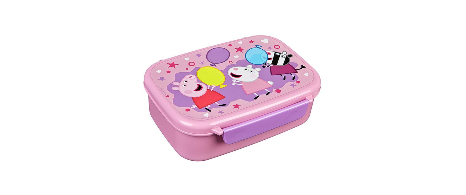 Scooli Lunchbox 800 ml, 18 × 13,5 × 6 cm, Kunststoff, Peppa Pig, Mehrfarbig