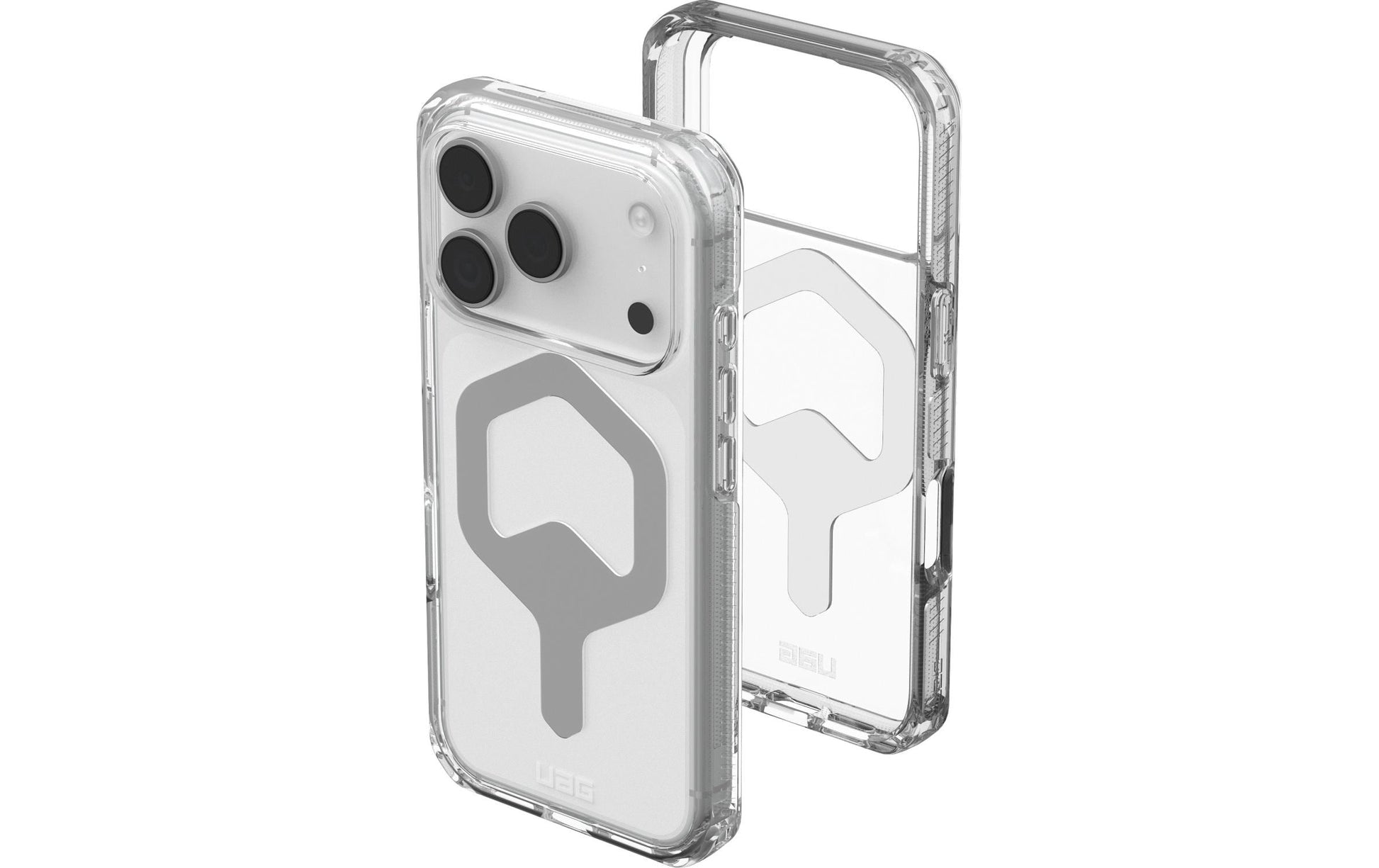 Urban Armor Gear UAG – Backcover Plyo MS Pro – für Apple iPhone 17 Pro – transparent/silber – TPU/PC, MagSafe-kompatibel