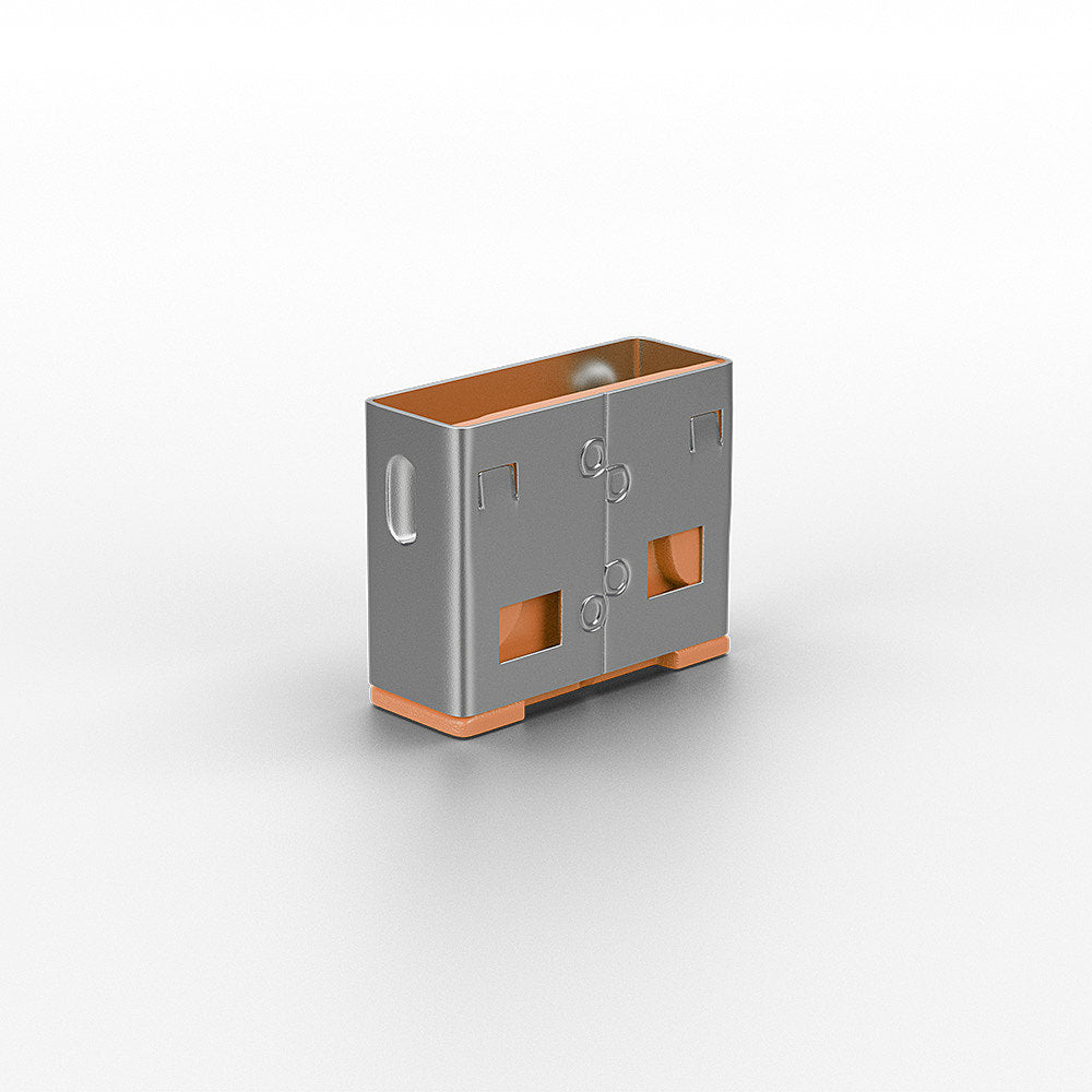 Lindy 10er-Set USB-Sperren – Orange
