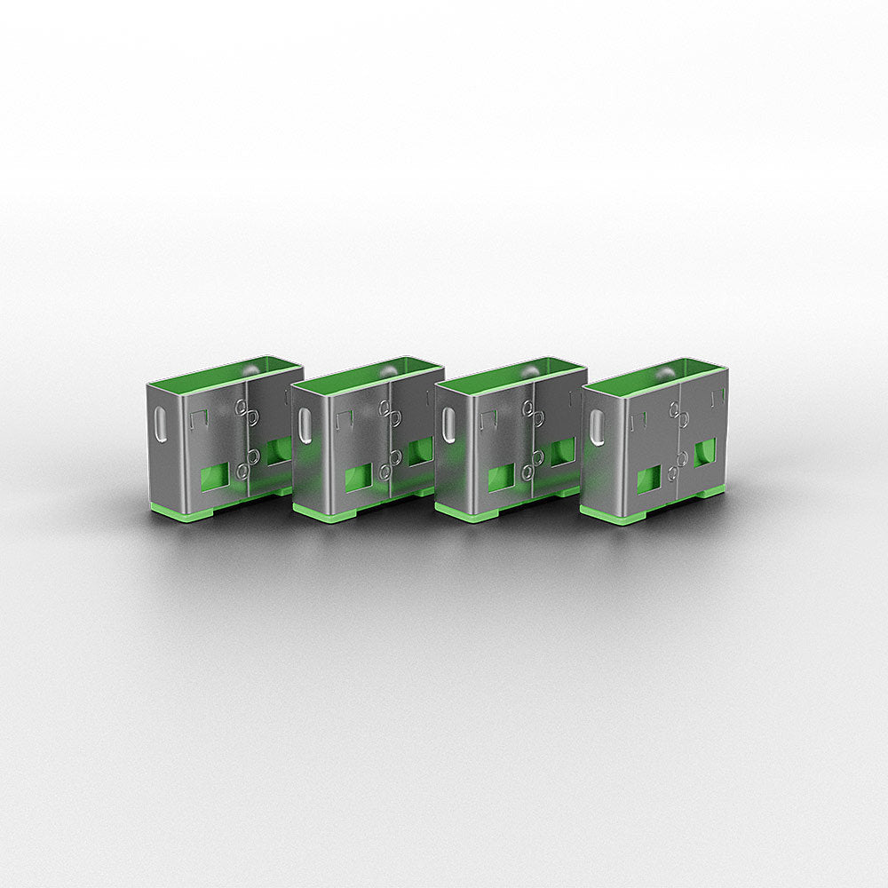 Lindy 10 USB Locks Zubehörtasche – Grün