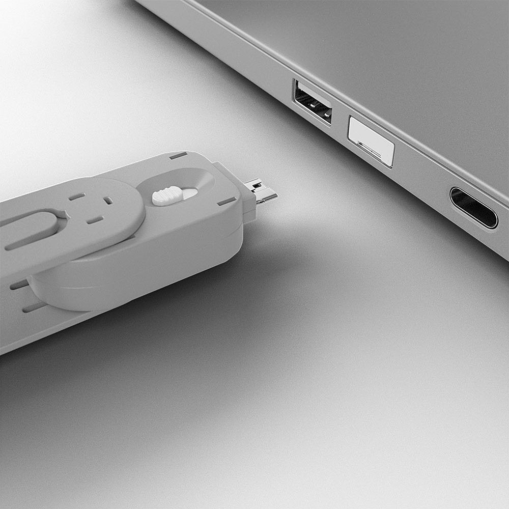 Lindy USB-Port-Sperre – Weiss