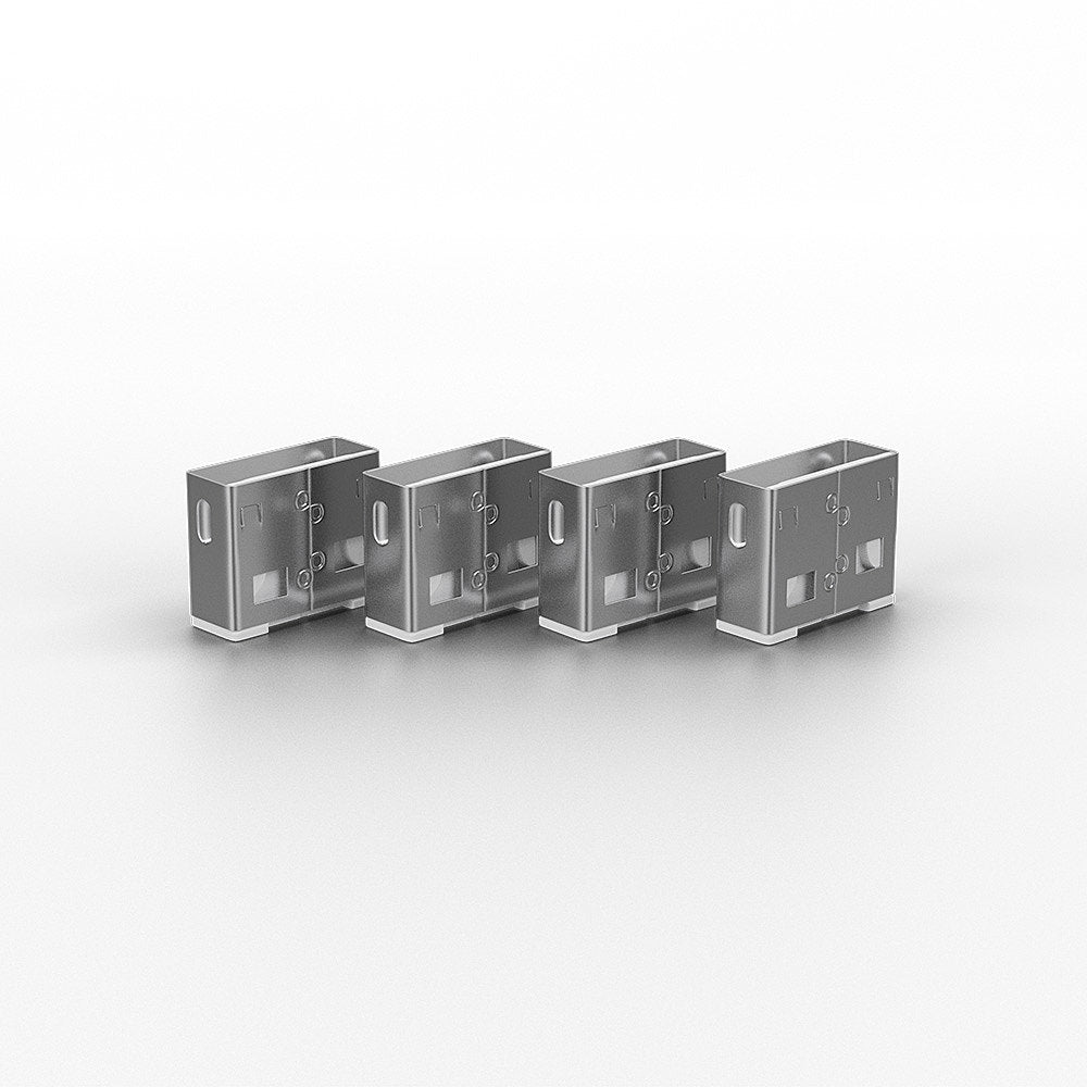 Lindy 10er-Set USB-Port-Schlösser – weiss