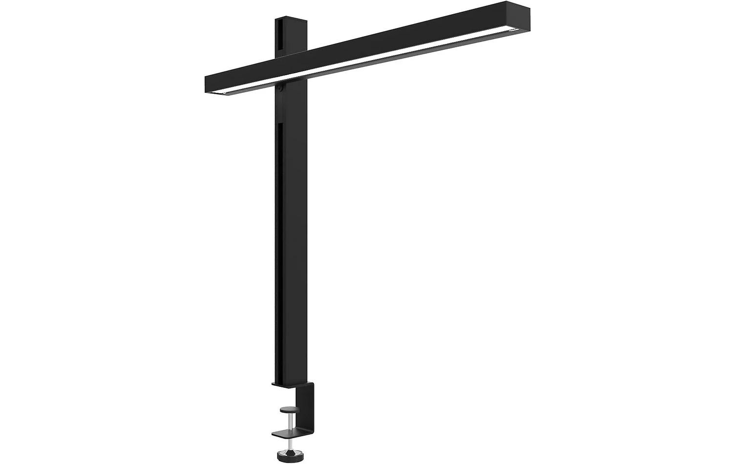 Unilux LED Tischleuchte ZENITH – Klemmfuss – 3’000–5’000 K – 2’370 lm 23 W – schwarz