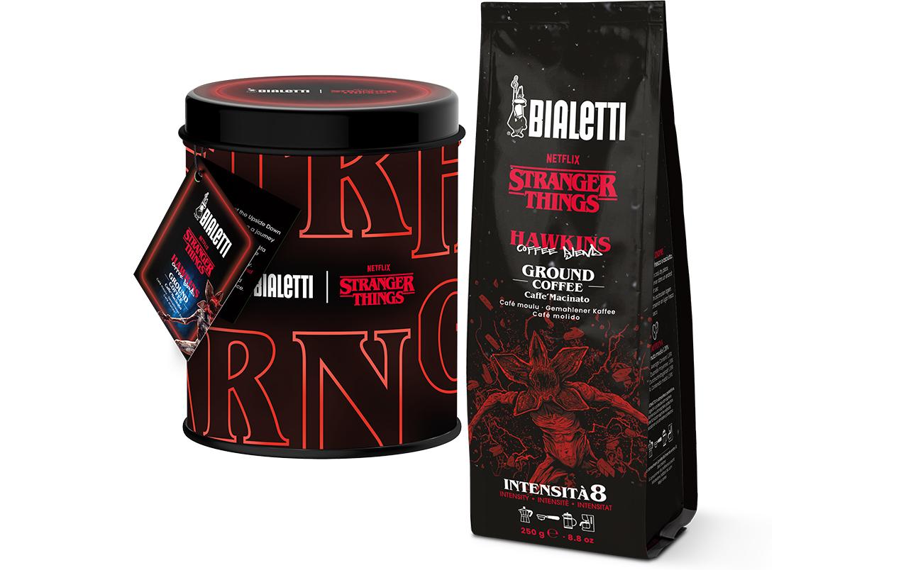 Bialetti Stranger Things – Gemahlener Kaffee – Espresso, Intensität 8, 250 g