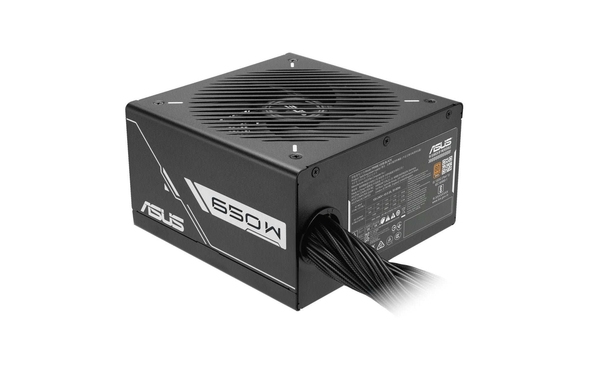 ASUS Netzteil – 650 W – Schwarz