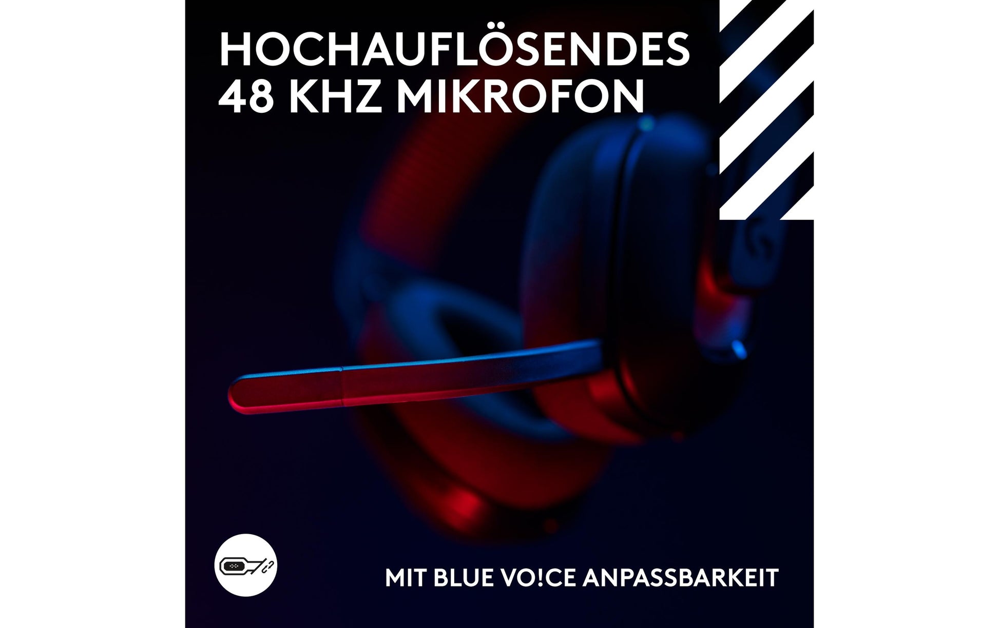 Logitech G Astro A20 X Gaming-Headset – Over-Ear, Kabel + BT, mit USB-A-Dongle, für PC, PS5, Xbox, Schwarz